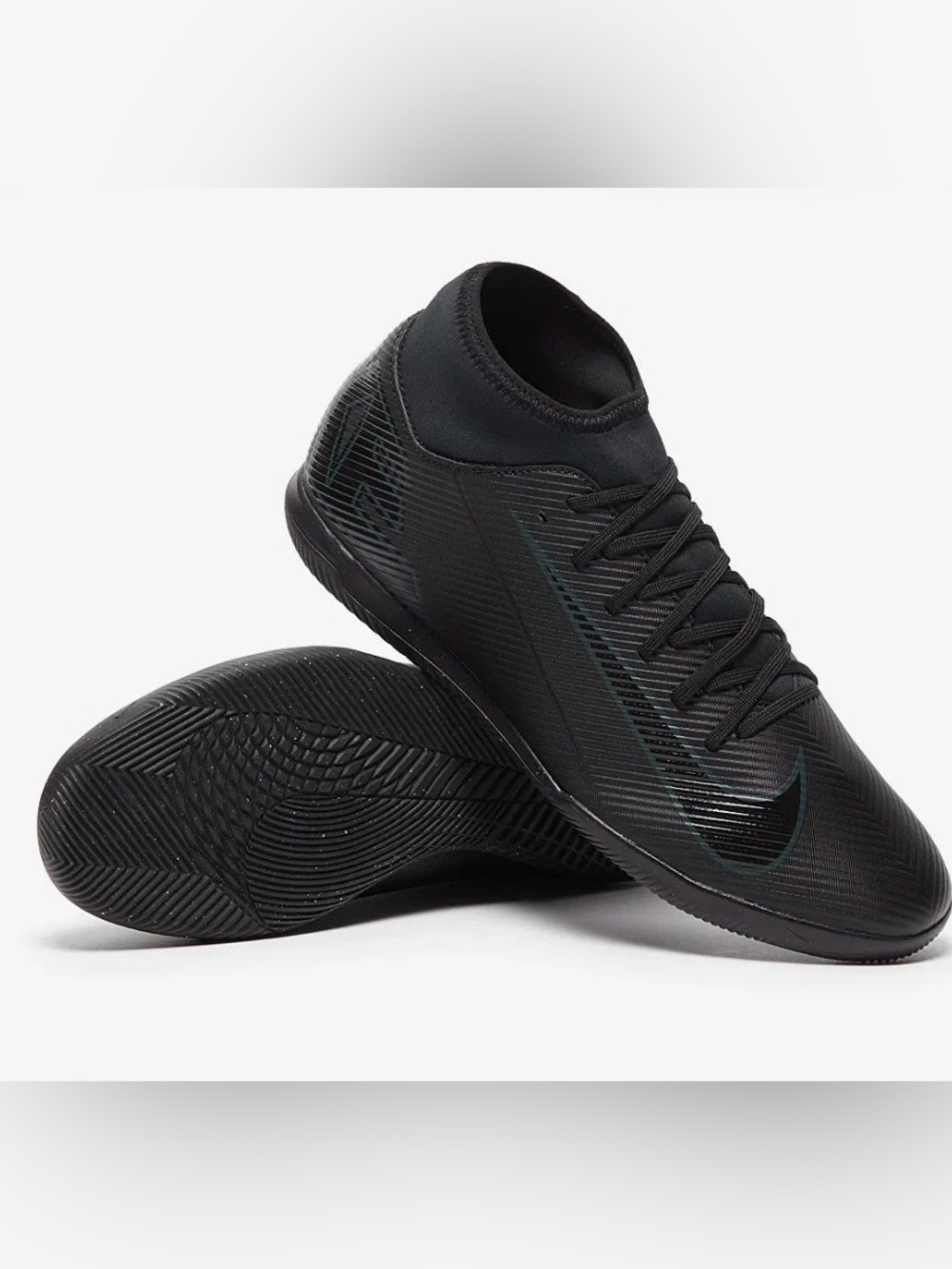 New Nike Mercurial Superfly 10 Club Men/ Youth 6.5 Black Soccer Shoes FQ8315-002
